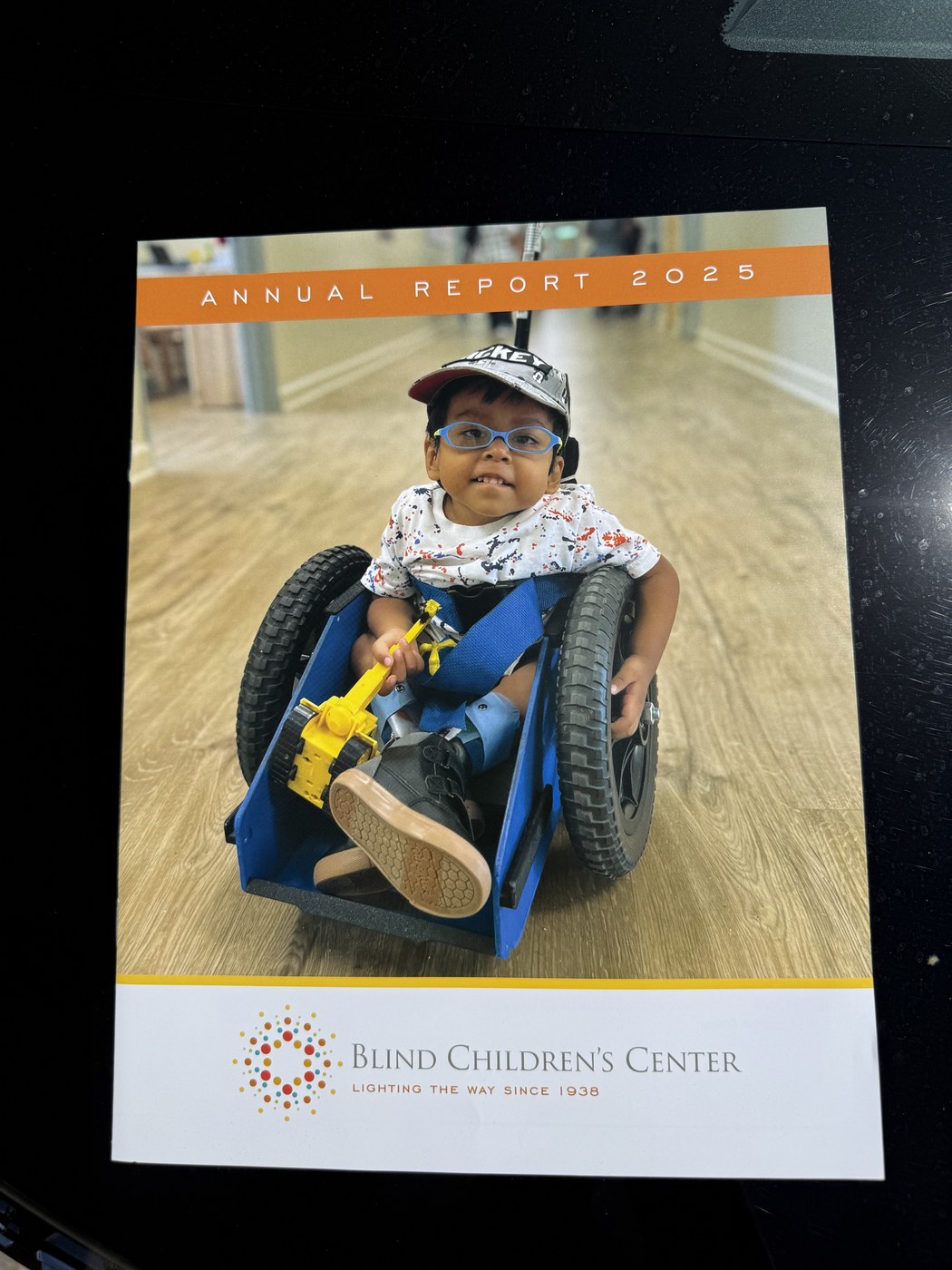 Cover of the Blind Children's Center 2025 Annual Report